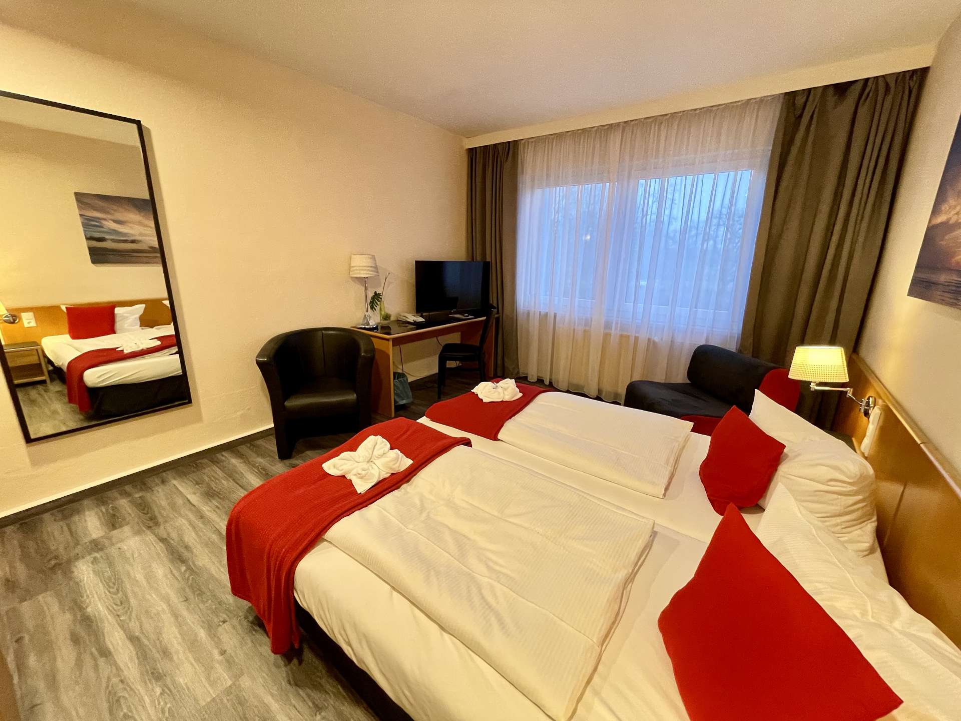 Doppelzimmer mit möglicher Aufbettung